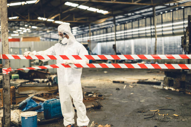 Professional Crime Scene Cleanup technician working in Great Falls, SC